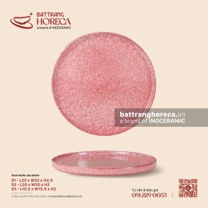 Đĩa bệt (pizza) - Hồng Thạch