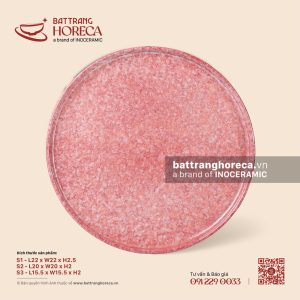 Đĩa bệt (pizza) - Hồng Thạch