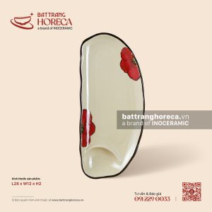 Đĩa cá lào 28 x 12cm - Yên Hồng