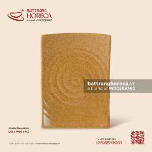 Đĩa chữ nhật cắt 18 x 10cm - Hoàng Sa