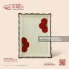 Đĩa chữ nhật miệng lượn - Yên Hồng