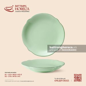 Đĩa hoa - Lục Băng