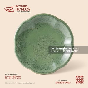 Đĩa hoa 6 cánh - Bích Diệp