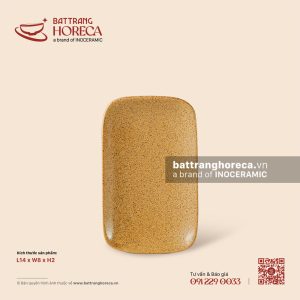Đĩa kê khăn 14 x 8cm - Hoàng Sa