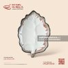 Đĩa lá hồng 25 x 17.5cm - Bạch Diêm