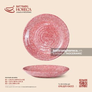 Đĩa lót - Hồng Thạch