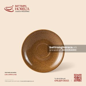 Đĩa lót chén 14cm – Ô Thổ