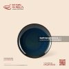 Đĩa lót chén 14cm - Lam Dạ - Bát Tràng Horeca Đĩa lót chén 14cm - Lam Dạ