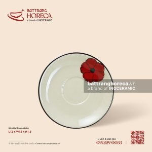 Đĩa lót tách 12cm - Yên Hồng