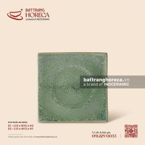 Đĩa lót vuông - Bích Diệp