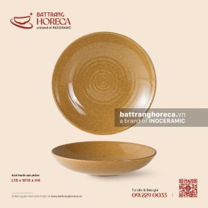 Đĩa pháp 18cm – Hoàng Sa – Men tấm