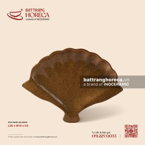 Đĩa quạt 26 x 19cm – Ô Thổ