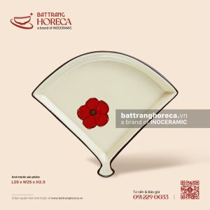 Đĩa quạt 29 x 25cm - Yên Hồng