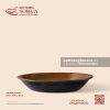 Đĩa salad bầu dục (oval) sâu lòng 25 x 16cm