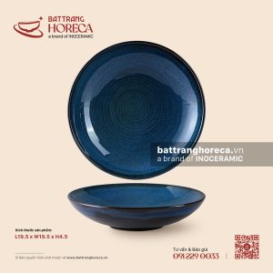 Đĩa salad tròn 19.5cm - Lam Dạ