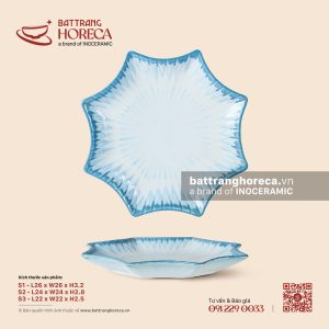 Đĩa sao – Biển Xanh – Men hoả biến