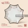 Đĩa sao 22cm - Bạch Diêm - Bát Tràng Horeca Đĩa sao 22cm - Bạch Diêm