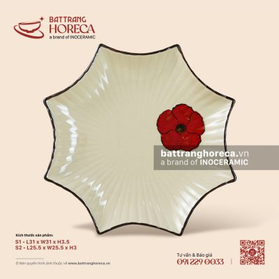 Đĩa sao – Yên Hồng – Men ngà