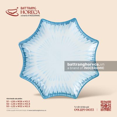 Đĩa sao – Biển Xanh – Men hoả biến