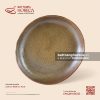 Đĩa sâu lòng vành lượn 24.5cm - Thổ Viêm