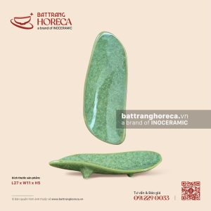 Đĩa sushi 27 x 11cm - Lục Thạch