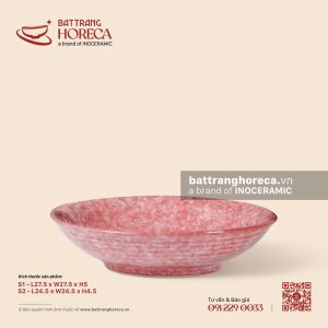 Đĩa tròn sâu lòng - Hồng Thạch
