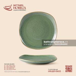 Đĩa vuông ảo - Bích Diệp - Men hoả biến