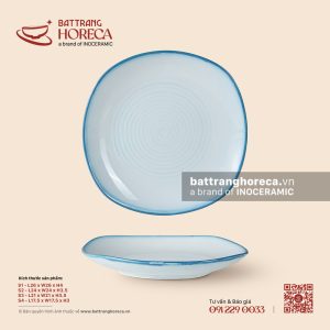Đĩa vuông ảo – Biển Xanh – Men hoả biến