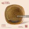 Đĩa vuông ảo - Kim Sa - Bát Tràng Horeca Đĩa vuông ảo - Kim Sa