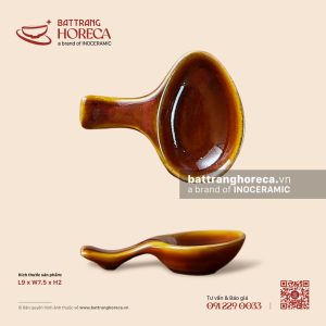 Gác đũa đùi gà 9 x 7.5cm - Nâu Trầm
