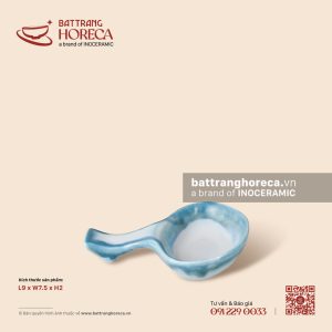 Gác đũa thìa chung 9 x 7.5cm - Biển Xanh