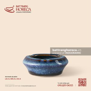 Gạt tàn dẹt 9.5cm - Lam Vân