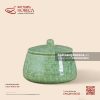 Hũ đựng mứt 10cm – Lục Thạch – Men màu - Bát Tràng Horeca Hũ đựng mứt 10cm – Lục Thạch – Men màu