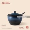 Hũ gia vị 10cm - Lam Dạ - Men hoả biến - Bát Tràng Horeca Hũ gia vị 10cm - Lam Dạ - Men hoả biến