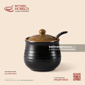 Hũ gia vị bầu 8cm – Ô Thổ