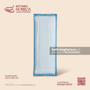 Khay chữ nhật 23.5 x 9cm - Biển Xanh