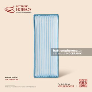 Khay chữ nhật 26 x 10cm - Biển Xanh