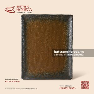 Khay chữ nhật 37.5 x 26cm - Nham Viên