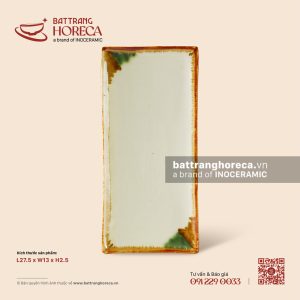 Khay chữ nhật ảo dài 27.5 x 13cm - Hoàng Diệp