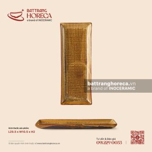 Khay chữ nhật dài 29.5 x 10.5cm - Kim Sa