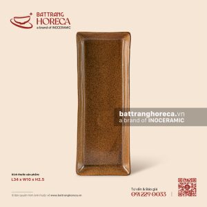 Khay chữ nhật dài – Ô Thổ