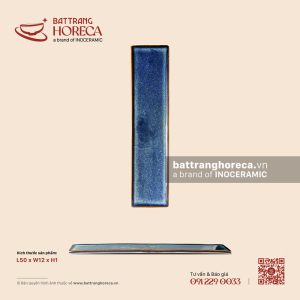 Khay chữ nhật phẳng dài 50 x 12cm – Lam Vân