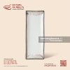 Khay chữ nhật vân chuối dài - Bạch Diêm