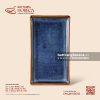 Khay chữ nhật viền thành - Lam Vân