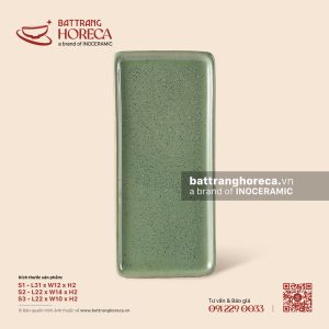 Khay chữ nhật viền thành dài - Bích Diệp