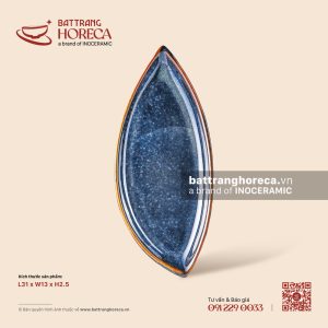 Khay dáng quả xoài 31 x 13cm – Lam Vân