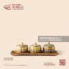 Khay hũ đựng kẹo mứt quả bí 23 x 9cm - Kim Sa