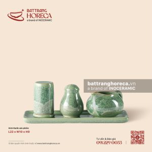 Khay hũ gia vị 22 x 10cm - Bích Diệp