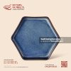 Khay lục giác - Lam Vân