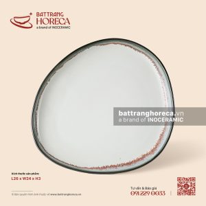 Khay tam giác ảo 26 x 24cm - Bạch Diêm
